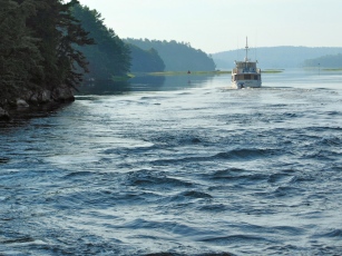 Current in the Sasanoa River between Bath and Boothbay Harbor